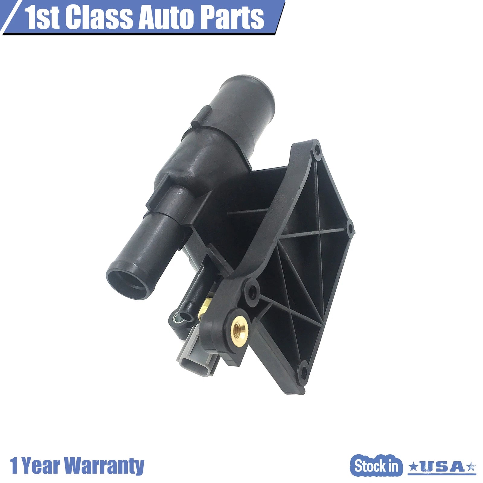 Engine Coolant Water Outlet with Sensor for Mazda 3 5 6 CX-7 (2006-2013)