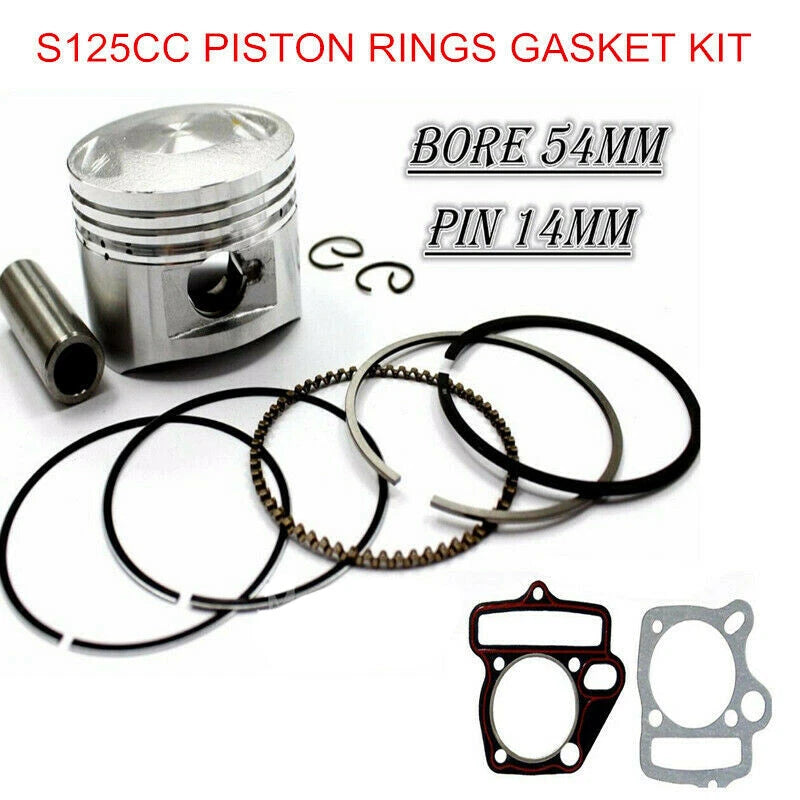 Piston Rings Gasket Kit for Lifan 125cc Engine (PIT PRO TRAIL DIRT BIKE)
