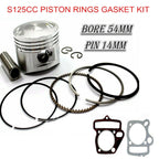 Piston Rings Gasket Kit for Lifan 125cc Engine (PIT PRO TRAIL DIRT BIKE)