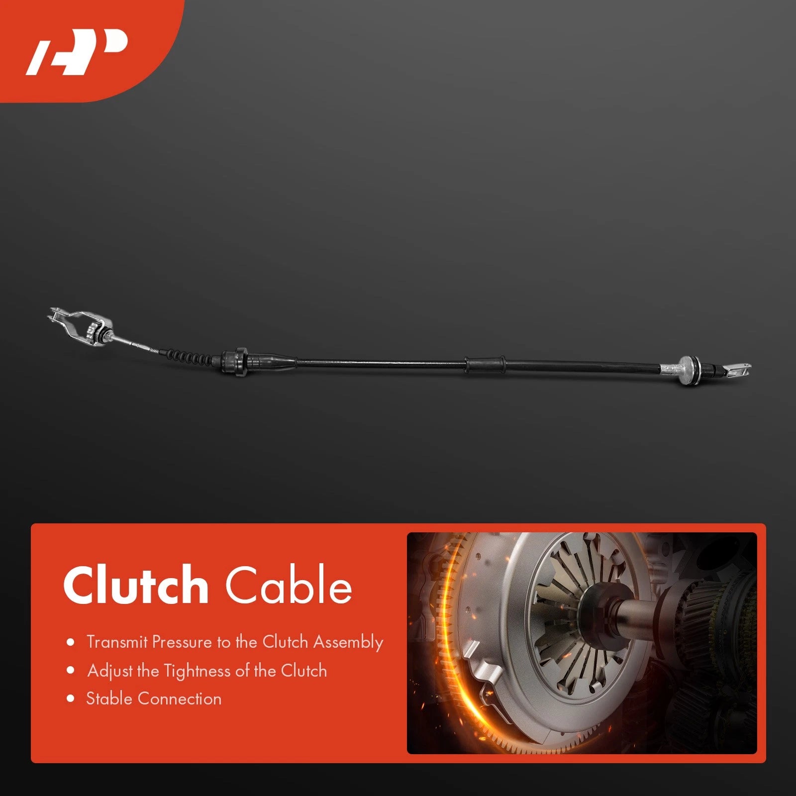 Clutch Cable for Nissan Sentra 1990–1996, 200SX 1995–1998, NX