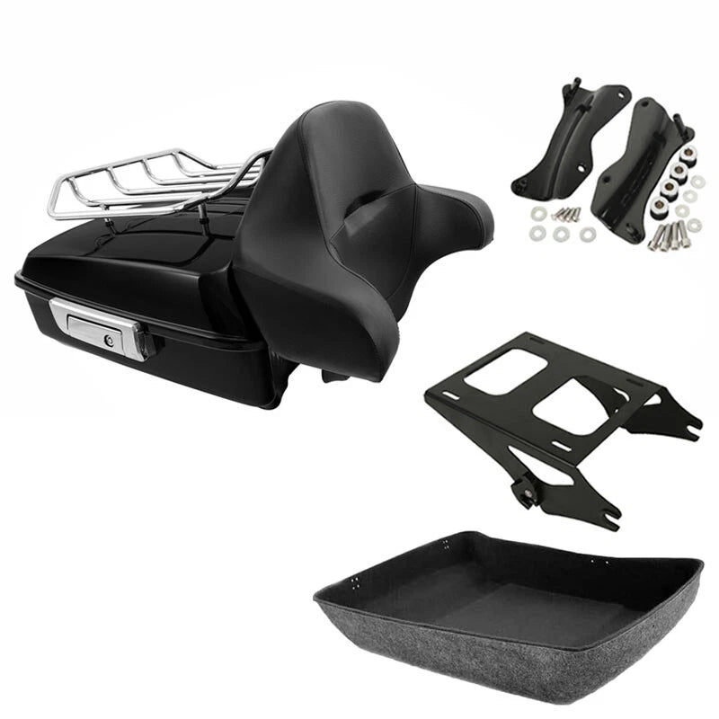 Chopped Trunk Mount Docking Kit for Harley Touring CVO Street Glide (2014–2026)