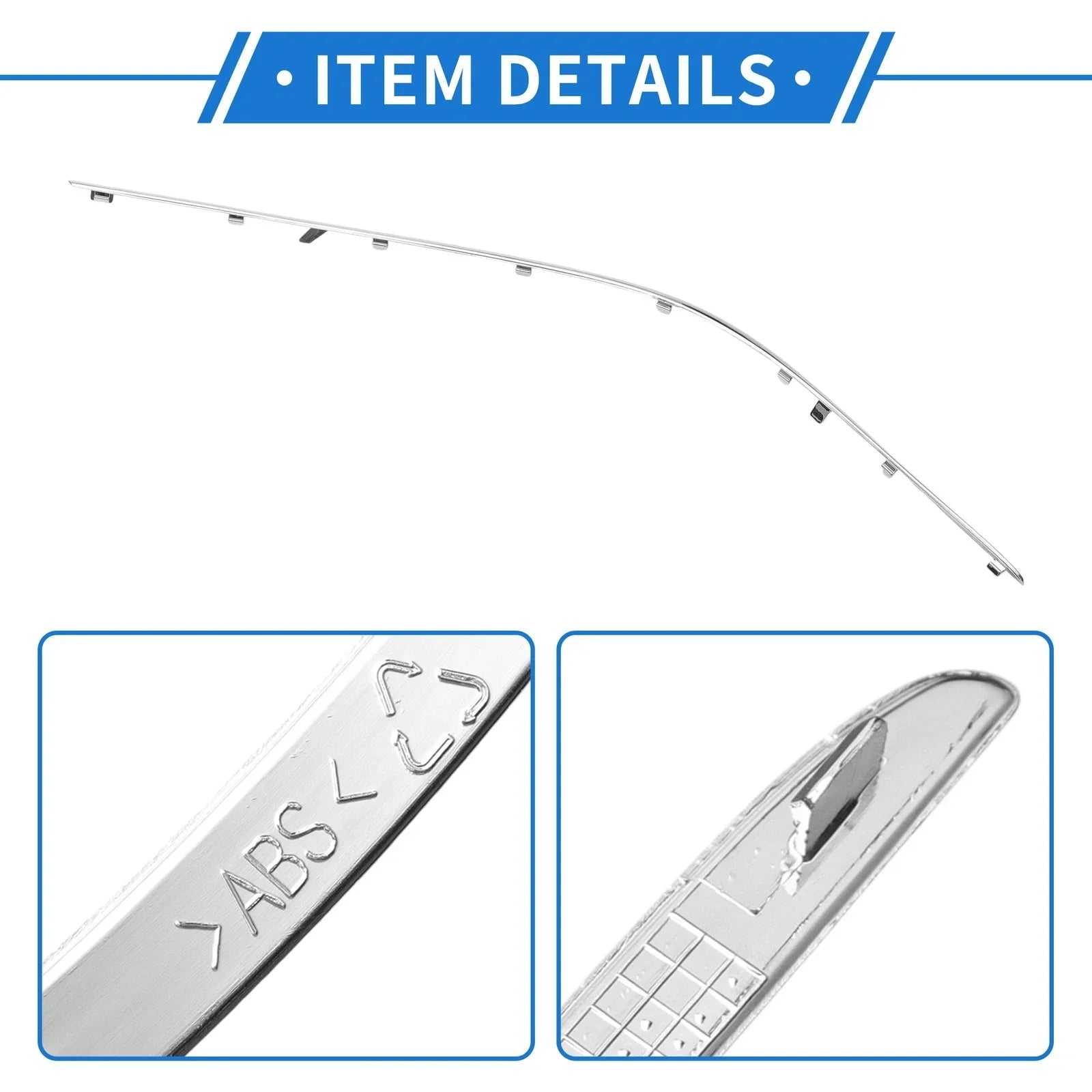 Front Right Bumper Grille Trim for Mercedes-Benz W221 (2010-2013)