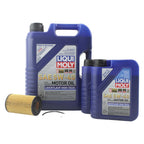 Oil Change Kit for Mercedes M272 (7L Liqui Moly 5W-40, Mahle)