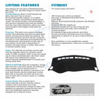 DashMat Non-Slip Dashboard Mat for Nissan Sentra (2013-2019)