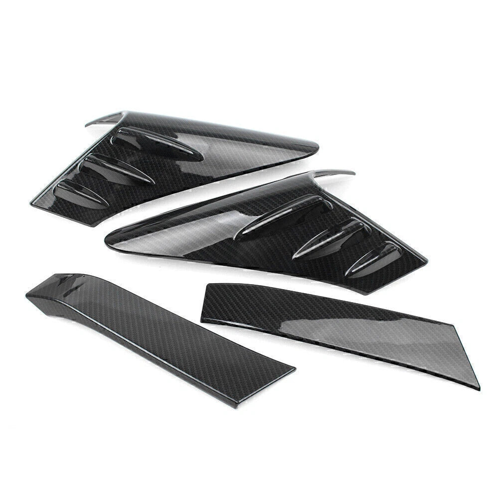 Carbon Fiber Rear Taillight Cover Trim for Toyota CHR (2016–2018)