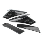 Carbon Fiber Rear Taillight Cover Trim for Toyota CHR (2016–2018)
