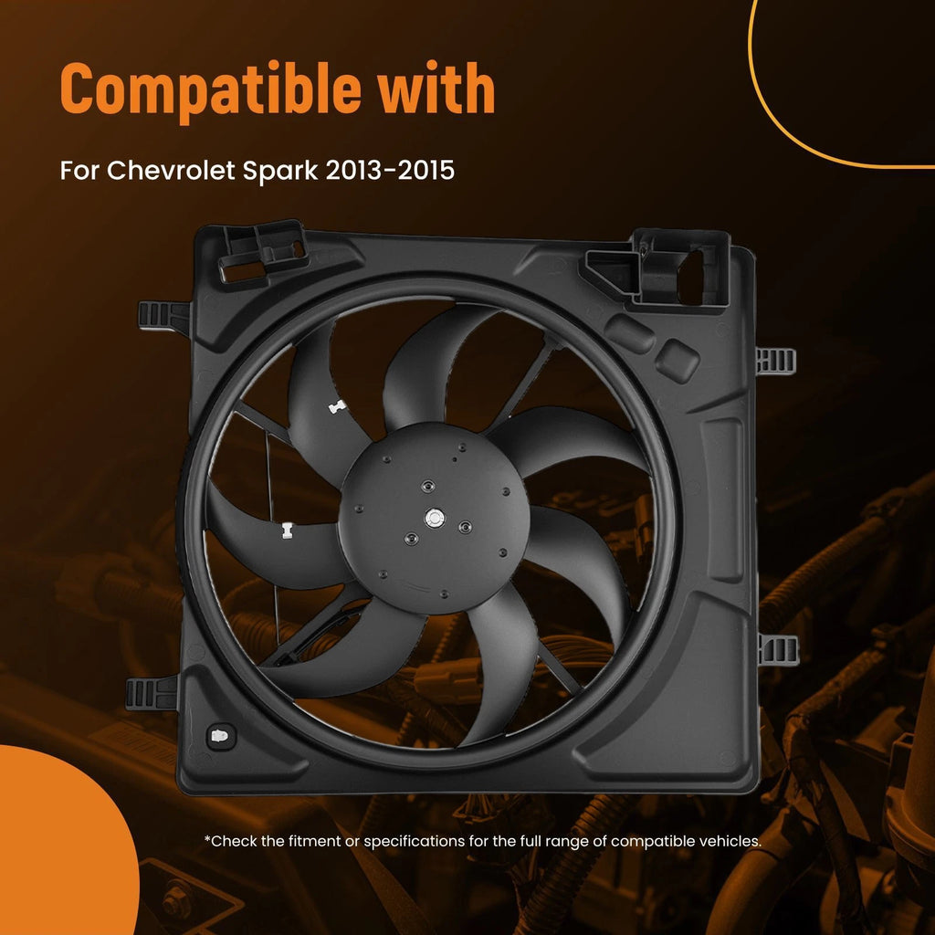 Radiator Cooling Fan for Chevrolet Spark (2013–2015) 7-Blade