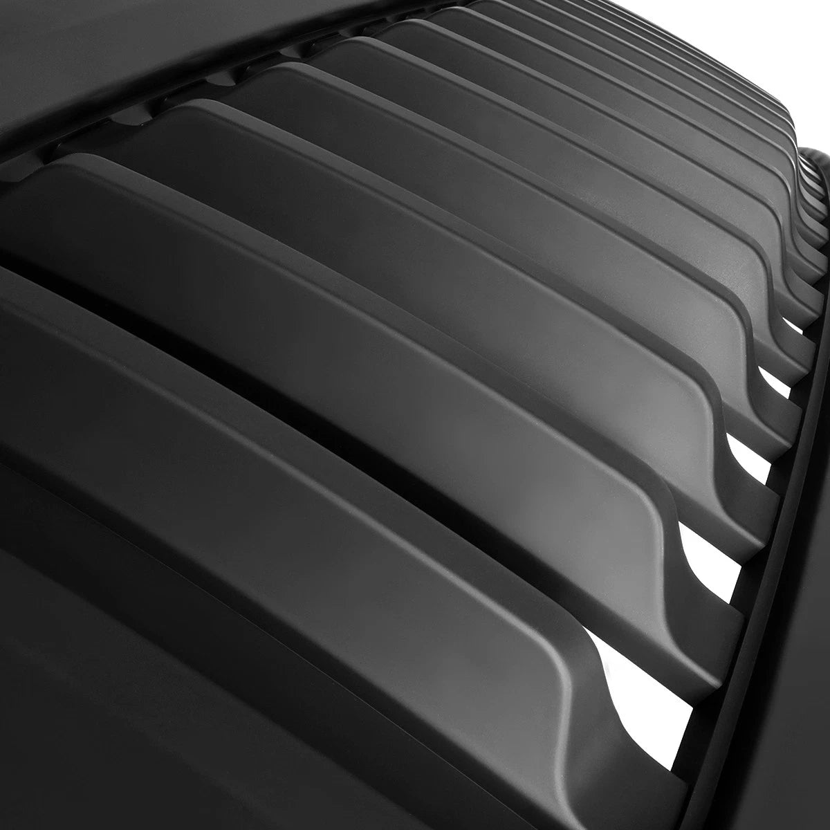 Badgeless Vertical Slat Matte Front Hood Grille Frame for Ford F-150 (2009–2014)