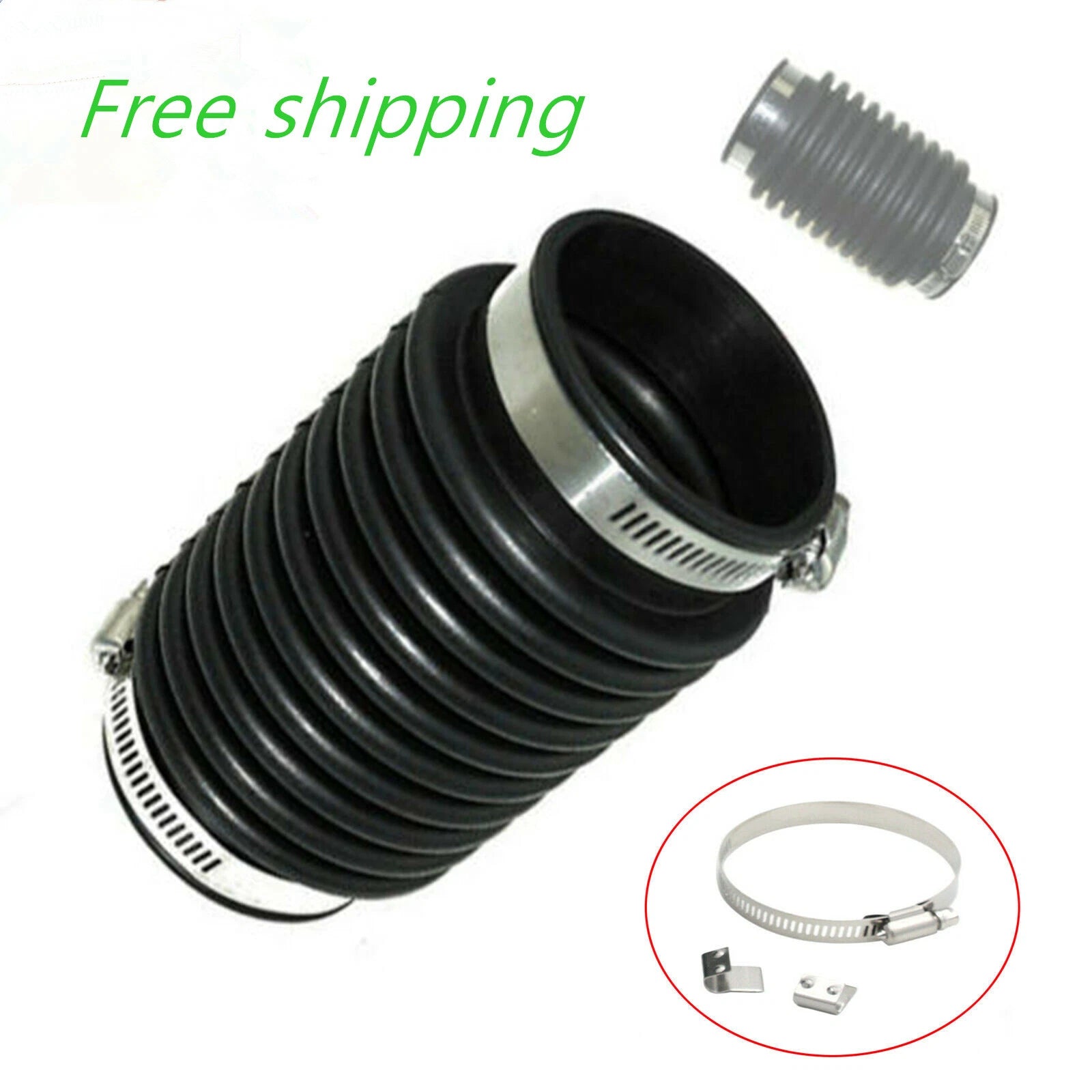 Exhaust Bellows for Mercruiser Alpha 1 R #1 Gen II Bravo (32734A3, 18654A1)