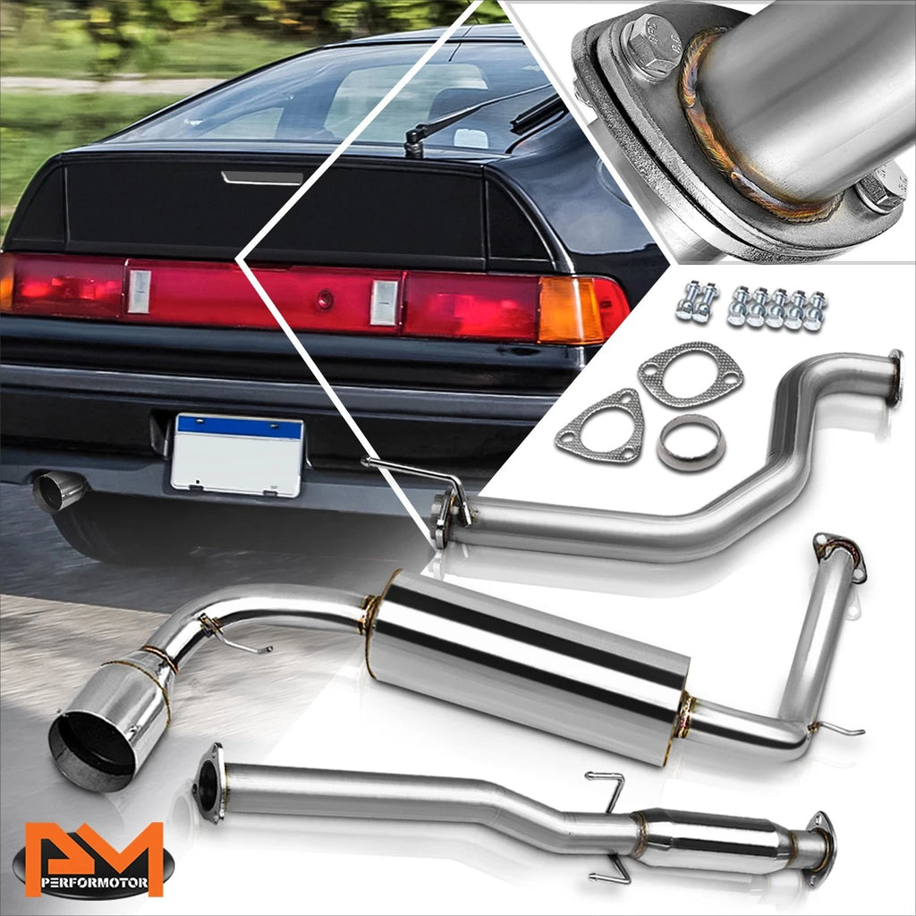 Catback Exhaust System for Honda CRX (1988–1991) D15/16 4.5" Tip