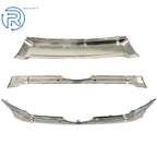 Front Bumper Grille Set for Ford Edge (2011-2014) Chrome Silver