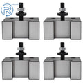 Set of 4 Heavy Duty Quick Change Tool Post Boring Bar Holders for CXA 13-18"