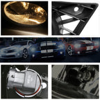 Fog Lights for Honda Civic 4Dr (2009–2011) OE Style Smoke Lens + Switch
