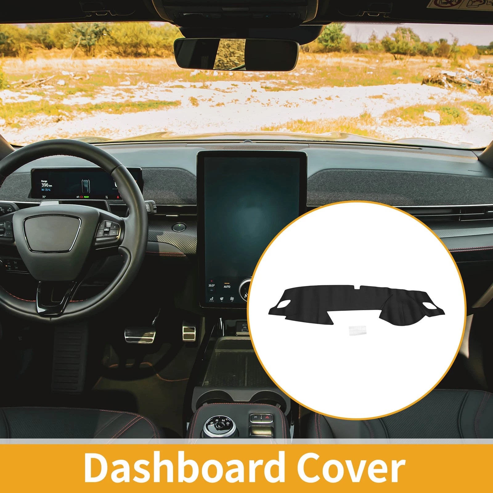 Dashboard Cover for BMW X1 (2011–2015) Black Anti-Slip