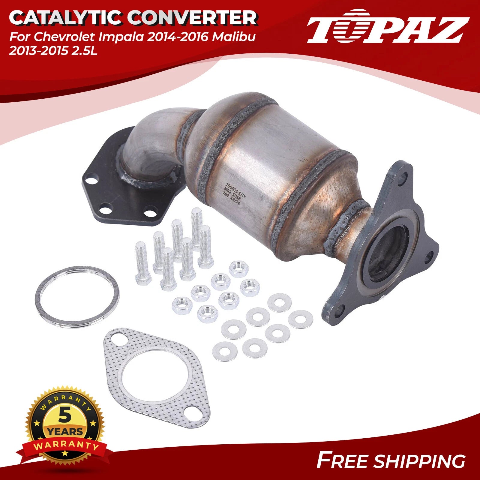 Catalytic Converter Manifold for Chevrolet Impala Malibu (2013–2016)
