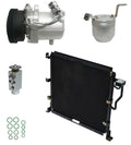 AC Compressor Kit with Condenser Replacement for BMW Z3 1.9L (1998–2002)