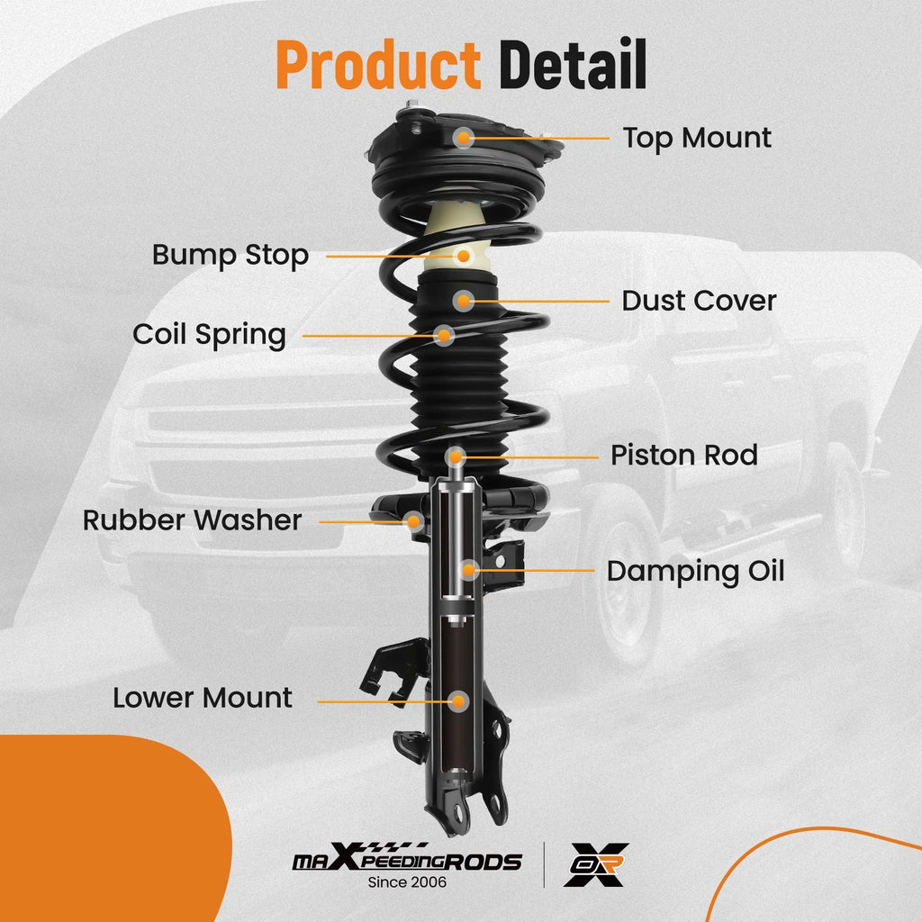 Front Suspension Shock Absorber for Nissan Versa (2007–2012)