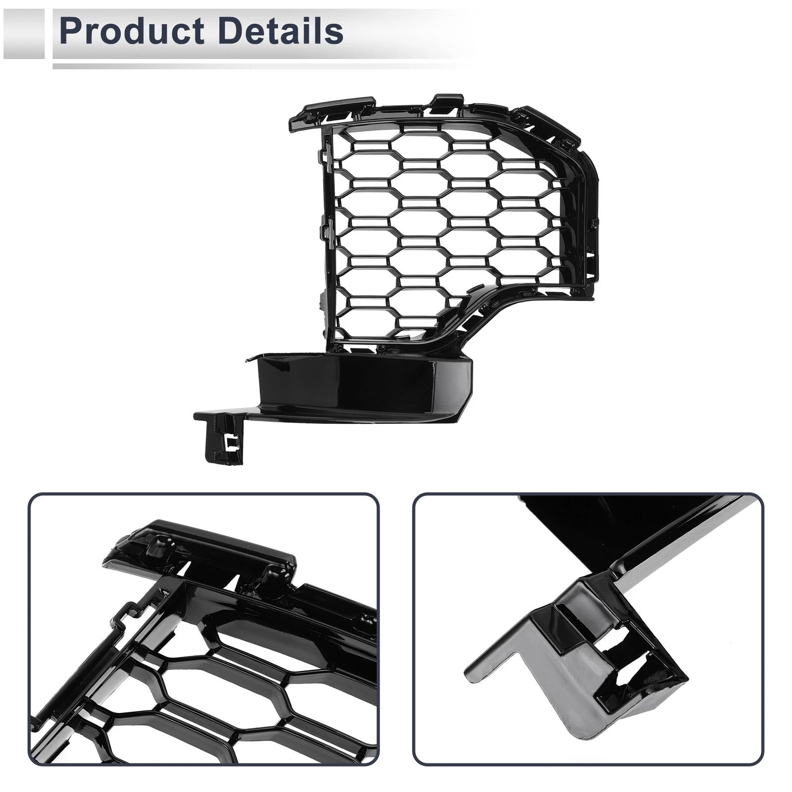1 Pc Fog Light Grill for BMW X5 (2019–2022) No. 51118070173 Black
