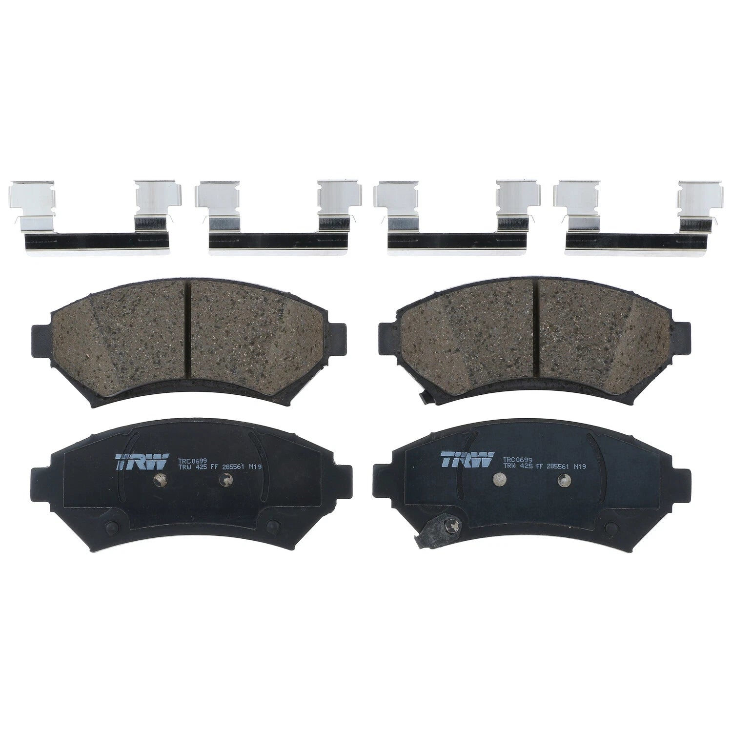Front Brake Kit 278mm Rotors TRW Ceramic Pads for Buick Chevy Oldsmobile Pontiac