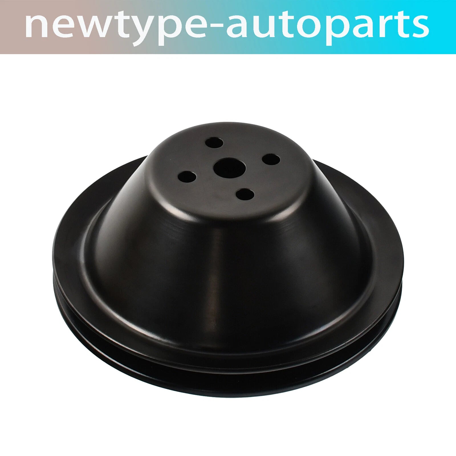 Short Water Pump Pulley SWP Single Groove for Chevy SBC 267 305 400 (1970–1980)