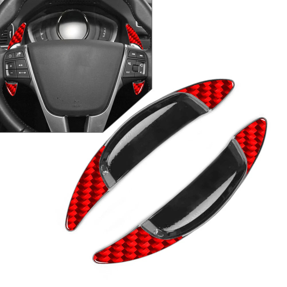 Steering Wheel Shift Paddle Extension for Volvo S60 V60 XC60 XC90 (2018–2023) Red