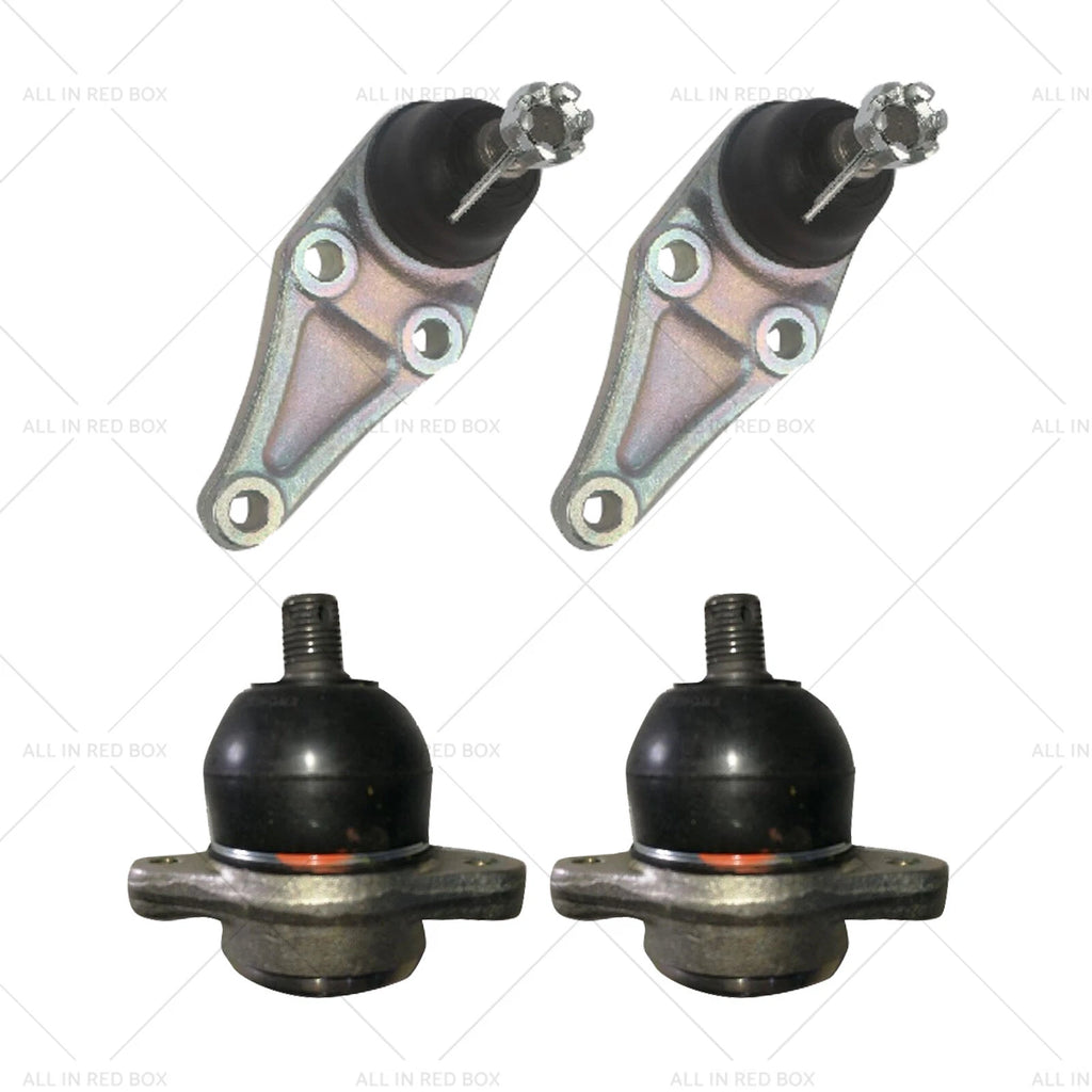 4X Front Lower & Upper Ball Joints for Mitsubishi Pajero NM NP (2000–2011)