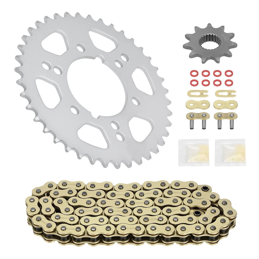 78 Links X-Ring Drive Chain & Sprocket for Polaris Trail Boss 325 (2001–2002)
