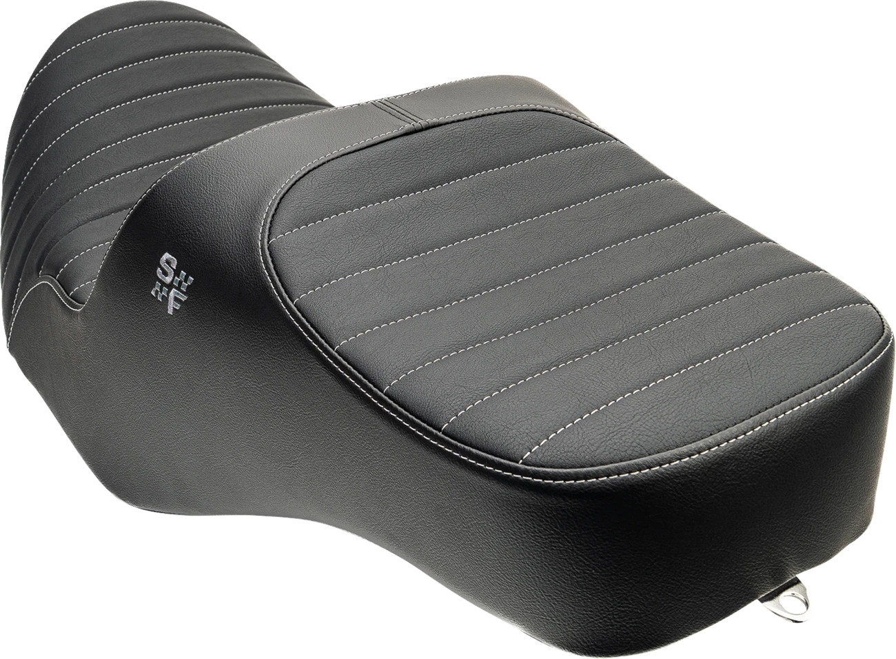 Chariot Seat for Harley FLH/FLT (2009–2023) - Silver Classic Stitch