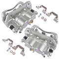 Set of 2 Front Disc Brake Calipers with Brackets for Honda (YYYY–YYYY)