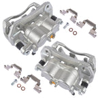 Set of 2 Front Disc Brake Calipers with Brackets for Honda (YYYY–YYYY)
