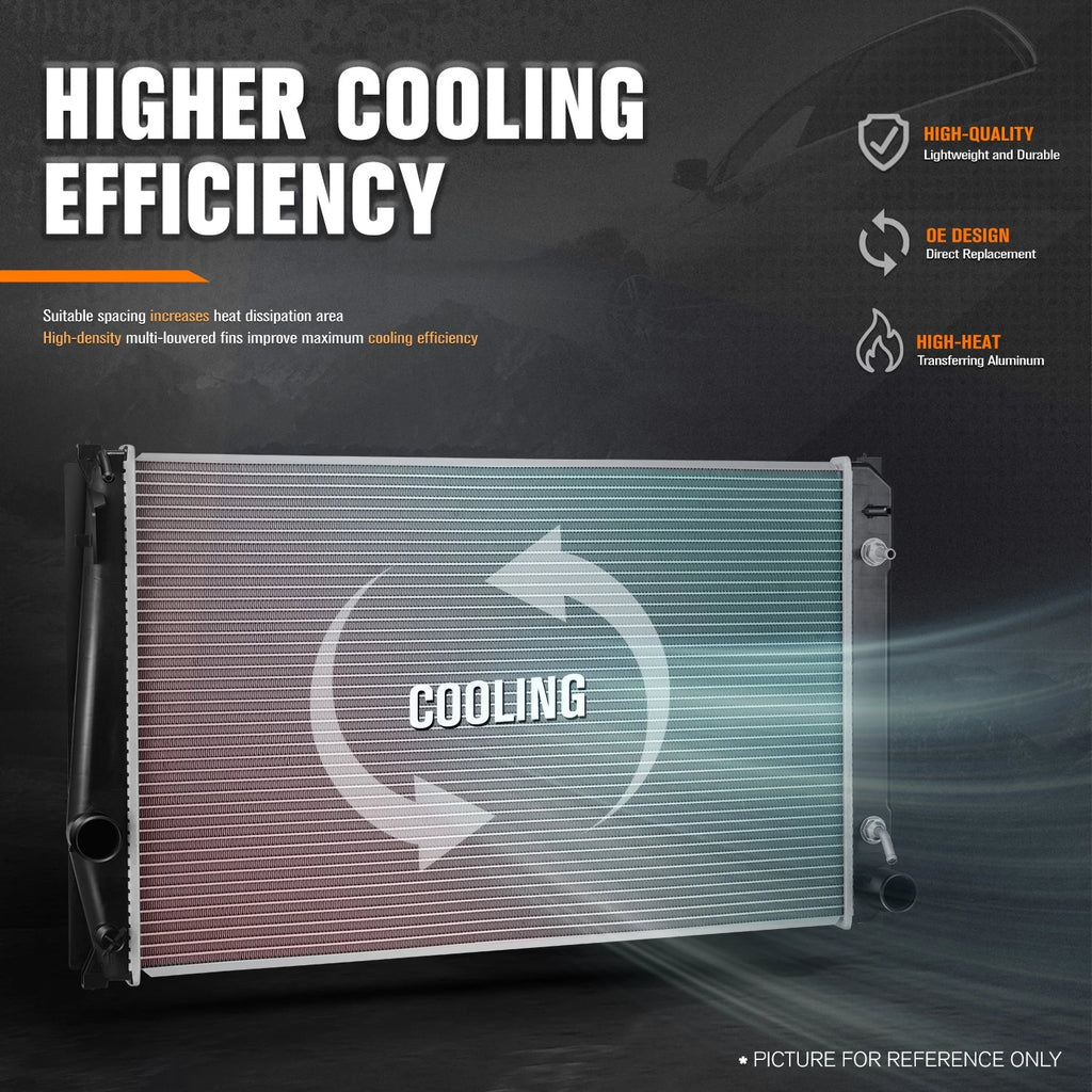 Aluminum Cooling Radiator DPI-13550 for Toyota RAV4 3.5L (2009–2012)