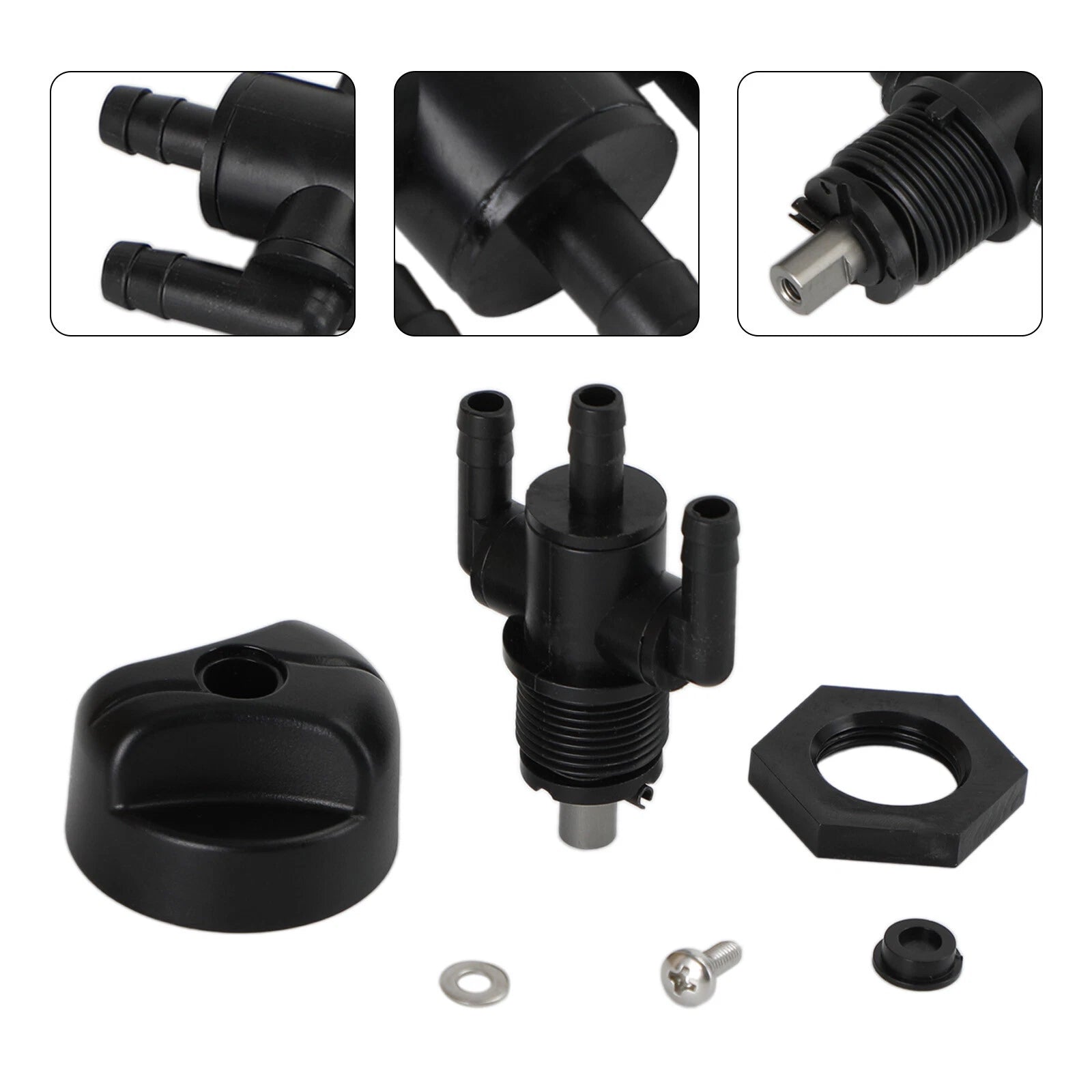 Fuel Shutoff Valve Petcock 3-Way for Polaris Xplorer 300 400 (1996–2002)