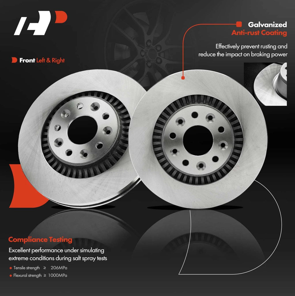 Front Disc Brake Rotors for Ford Taurus, Taurus X, Mercury Sable (2008-2009)