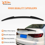 Glossy Black Wing Spoiler for Audi A4 B8 (2009–2012)