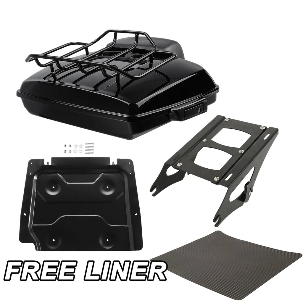 Trunk Backrest Pad Mount Base Plate for Harley Touring (2014–2026)