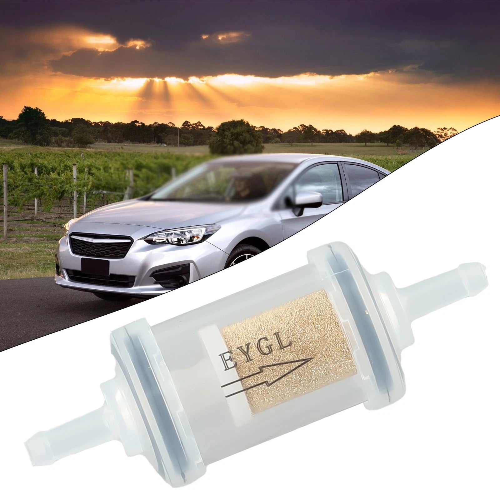 Transparent Shell Copper Filter for Lawn Mowers (Heat & Vibration Resistant)