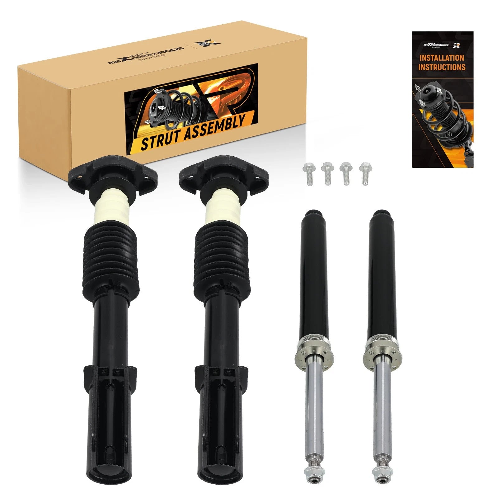 Set of 4 Struts Shocks Assembly for Pontiac Grand Prix (1988–1996)