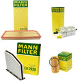 Mann Oil Air Paper Cabin Fuel Filter Service Kit for Audi A3 TT VW Eos GTI (2006–2013)