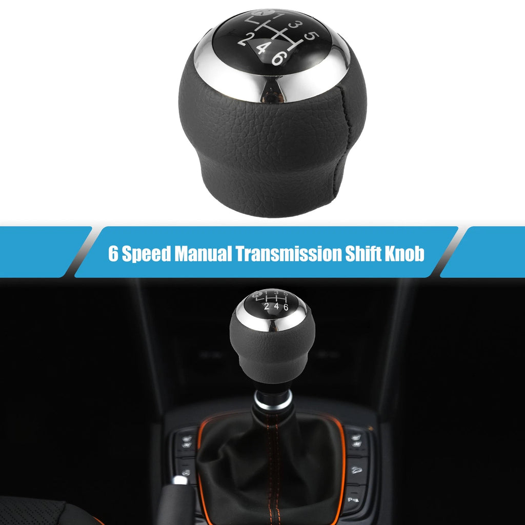 6 Speed Manual Transmission Shift Knob for Toyota Corolla  Black Plastic