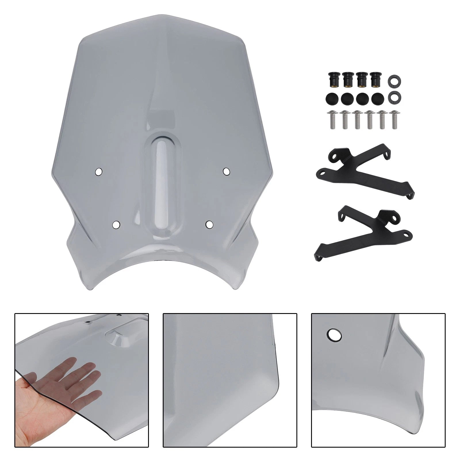 Windshield Windscreen for Honda CB650R (2024–2025) Gray