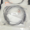 Stainless Braided Cable/Brake Kit for Harley (2016) 15-17" Apes