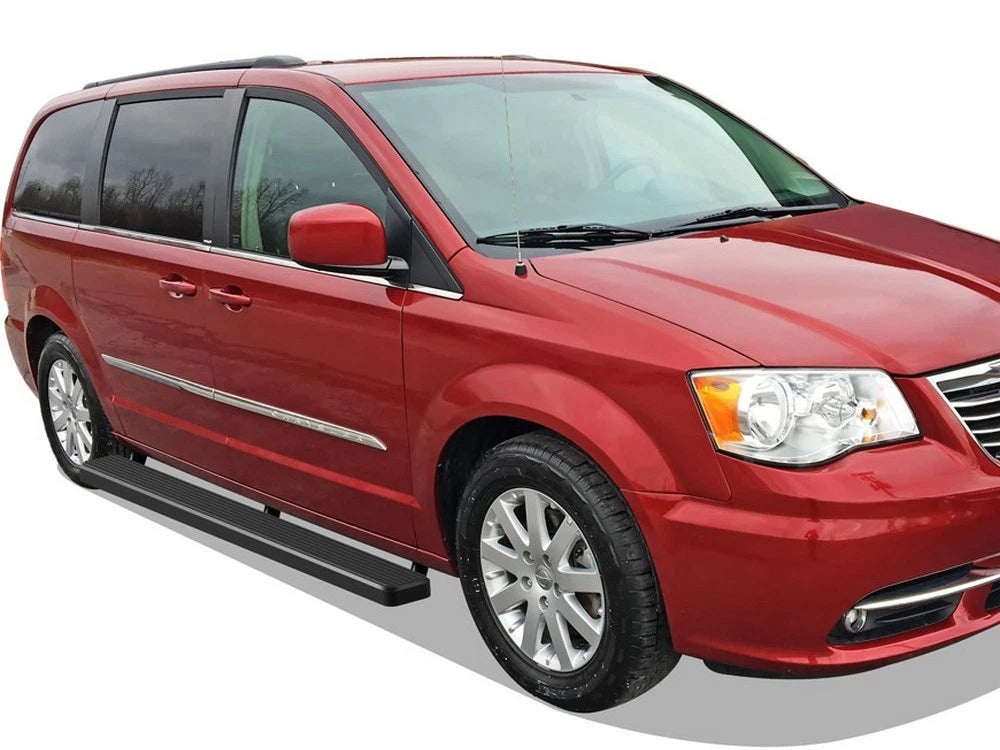 iBoard Running Boards for Dodge Grand Caravan (2011-2020) - 6 Inch Matte Black