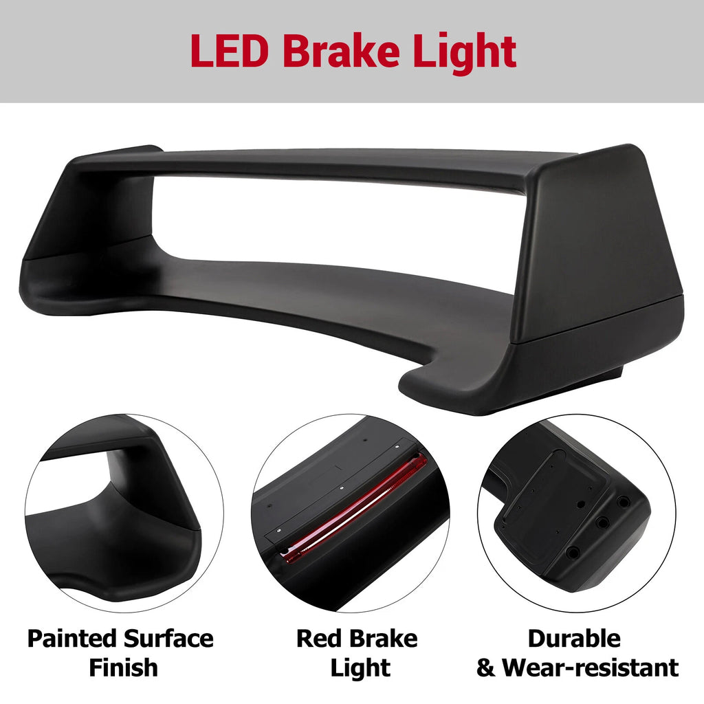 Trunk Spoiler Wing with Brake Light for Subaru Impreza WRX STI (2002-2007)