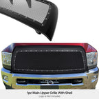 Upper Black Rivet Mesh Grille for Ram 2500/3500 (2010-2013)