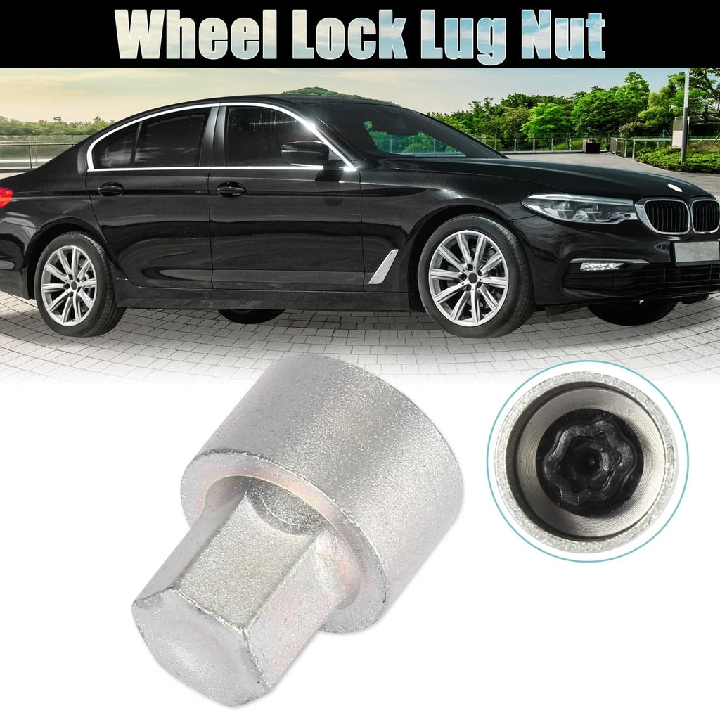 Wheel Lock Lug Nut Anti Theft Lug Nut Screw Removal Key for BMW 3/5/7 Series