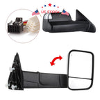 Pair Towing Mirrors for Ram 1500 2500 3500 (2009–2018) Power Heated Signal