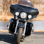 Lower Vented Leg Fairings with 6.5" Speaker Pods for Harley Road Glide (1983–2013)