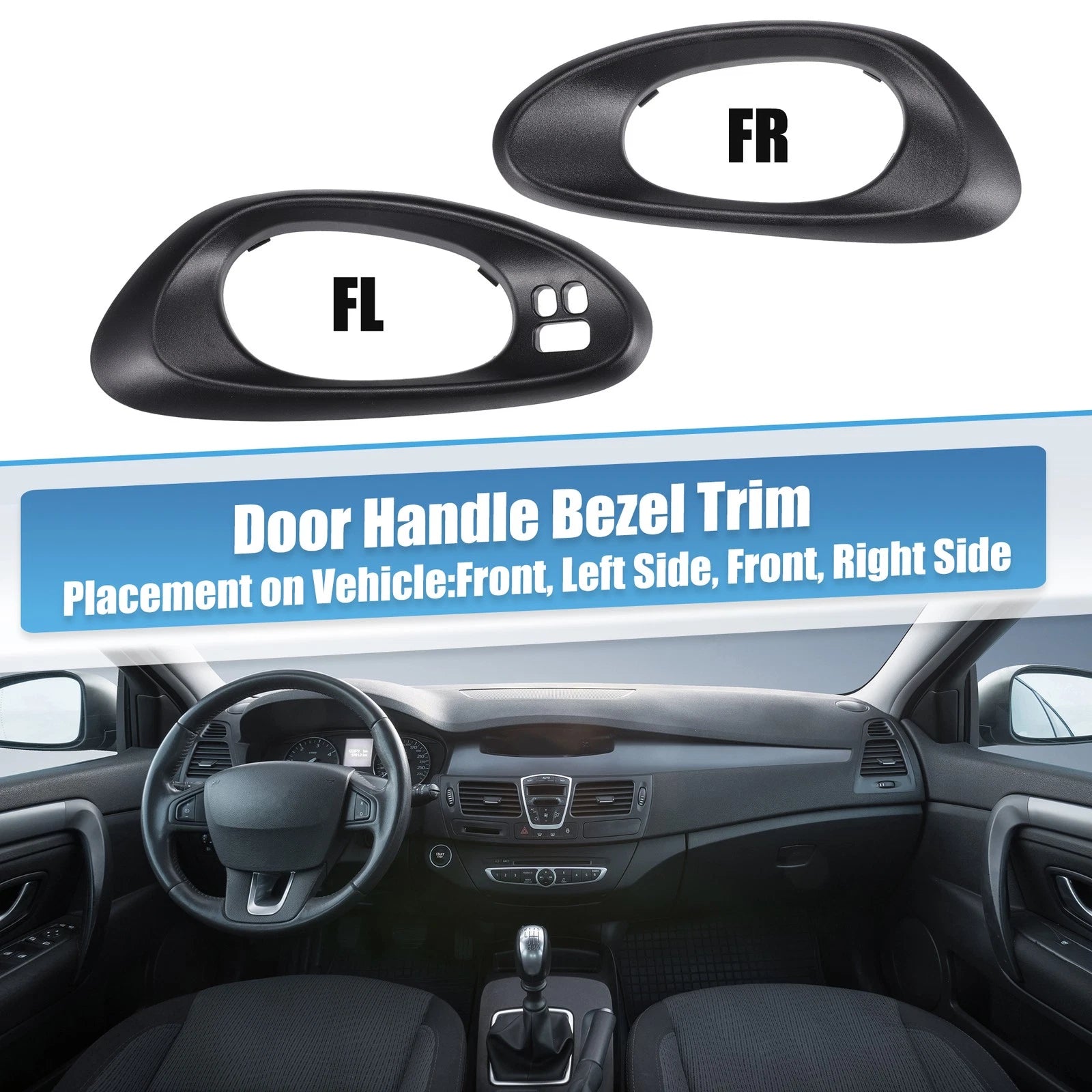 1 Pair Handle Cover Trim for Chevy Trailblazer (2002–2009)