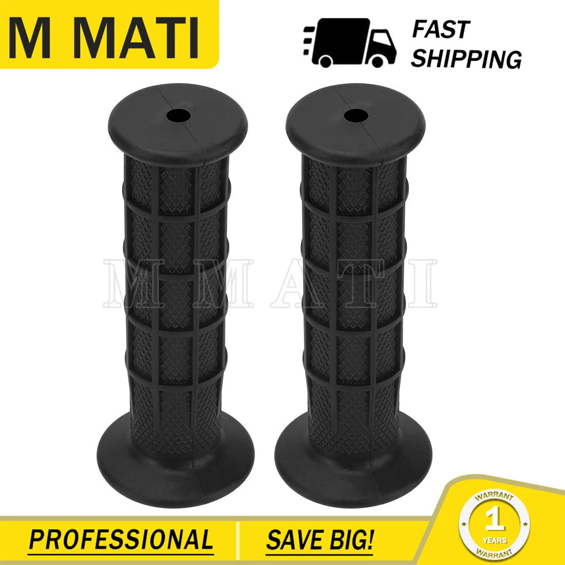 Handle Grips for Yamaha Tri Moto 125 YT125 YT175 YT200 YTM225 YTZ250 (1980–1986)