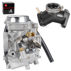 Carburetor with Intake Manifold for Yamaha XV250 V-Star Virago 250 (1996–2007)